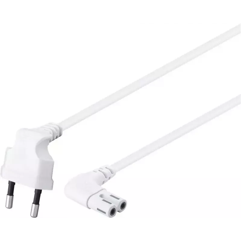 Kabel połączeniowy Goobay z wtyczką euro, obustronnie kątowy, 1,5 m