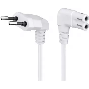 Kabel połączeniowy Goobay z wtyczką euro, obustronnie kątowy, 1,5 m