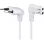 Kabel połączeniowy Goobay z wtyczką euro, obustronnie kątowy, 1,5 m