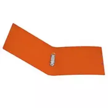 Segregator Herlitz 11255478 pomarańczowy z tektury z okrągłymi pierścieniami