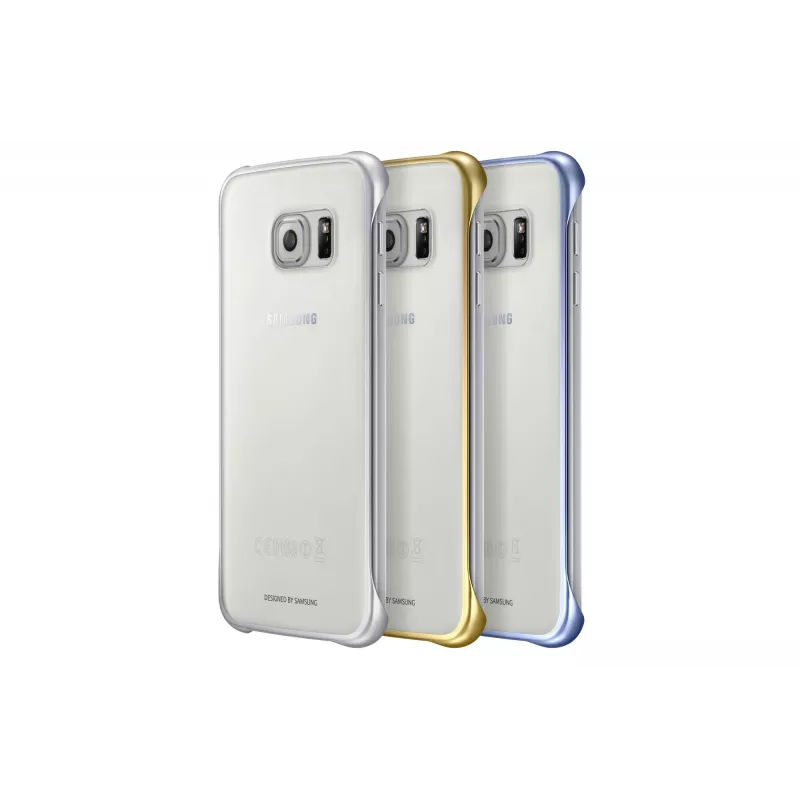 Samsung EF-QG920B etui na telefon komórkowy Cover Niebieski, Przezroczysty