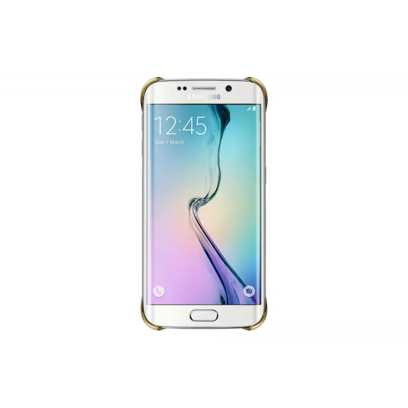 Samsung EF-QG925B etui na telefon Złoty, Przezroczysty