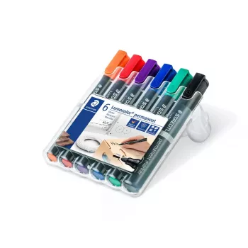 Permanentny marker Staedtler Lumocolor 352 z końcówką kulkową 6 szt.
