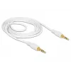 Kabel audio DeLOCK 85548 1m 3.5mm Biały