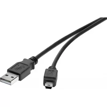 Kabel USB Renkforce RF-4455804 0,15 m USB A Mini-USB B Czarny