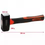 Młot kowalski KS Tools 142.5101 Głowica stalowa Rękojeść z włókna szklanego 26 cm 1,13 kg