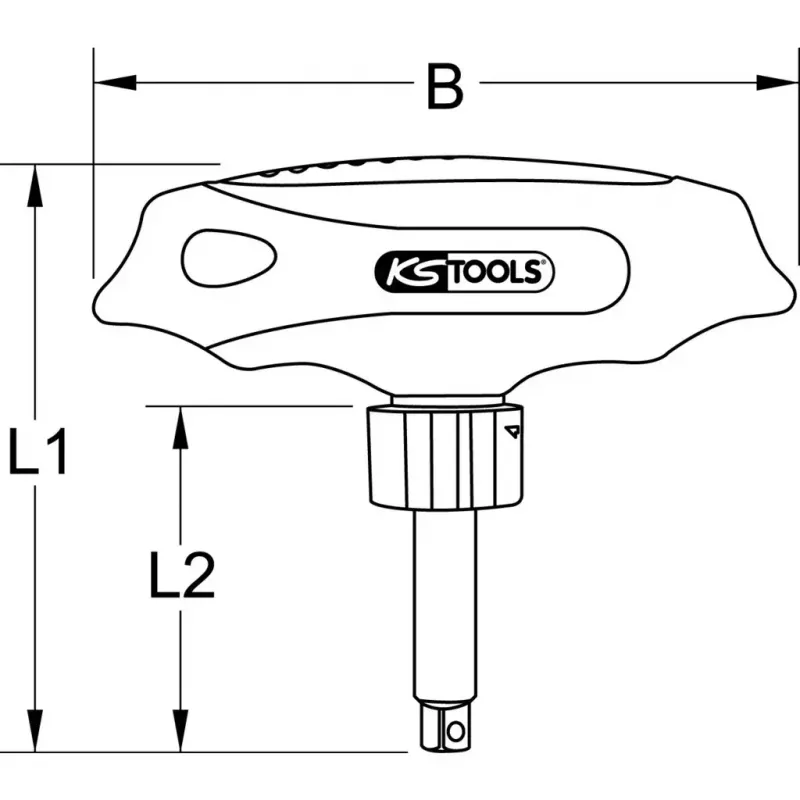 Wkrętak wielobitowy KS Tools 151.1109 Szerokość 115 mm Długość 110 mm Waga 40 g