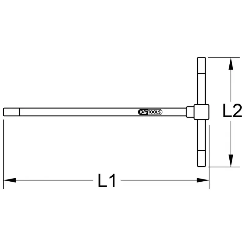 Śrubokręt ręczny KS Tools 158.51025 Długość 125 mm Waga 23 g
