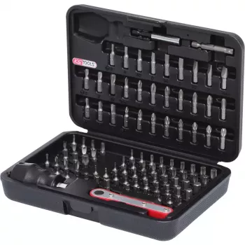 Zestaw bitów śrubokrętowych KS Tools 911.2080 99 szt. niklowane sześciokątne 25 mm