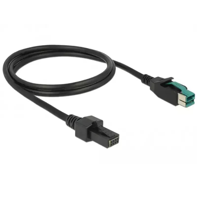 Kabel zasilający DeLOCK 85482 1m PoweredUSB czarny