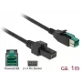 Kabel zasilający DeLOCK 85482 1m PoweredUSB czarny