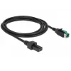Kabel zasilający DeLOCK 85483 2m PoweredUSB Czarny