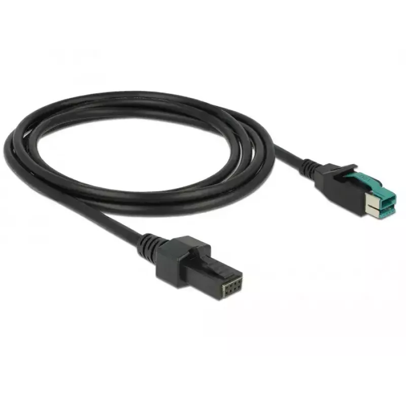 Kabel zasilający DeLOCK 85483 2m PoweredUSB Czarny