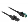 Kabel zasilający DeLOCK 85486 Czarny 5m PoweredUSB