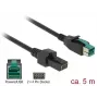 Kabel zasilający DeLOCK 85486 Czarny 5m PoweredUSB