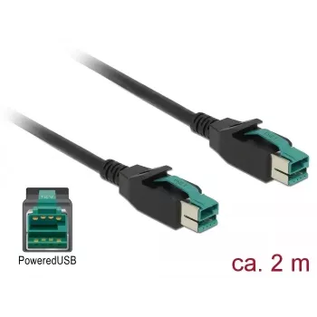 Kabel zasilający DeLOCK 85493 2 m PoweredUSB