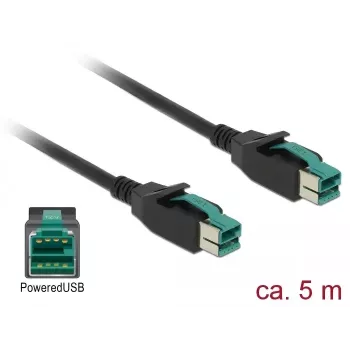 Kabel zasilający DeLOCK 85496 5 m PoweredUSB