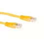 ACT Żółty 1 metr U/UTP CAT5E kabel krosowy ze złączami RJ45