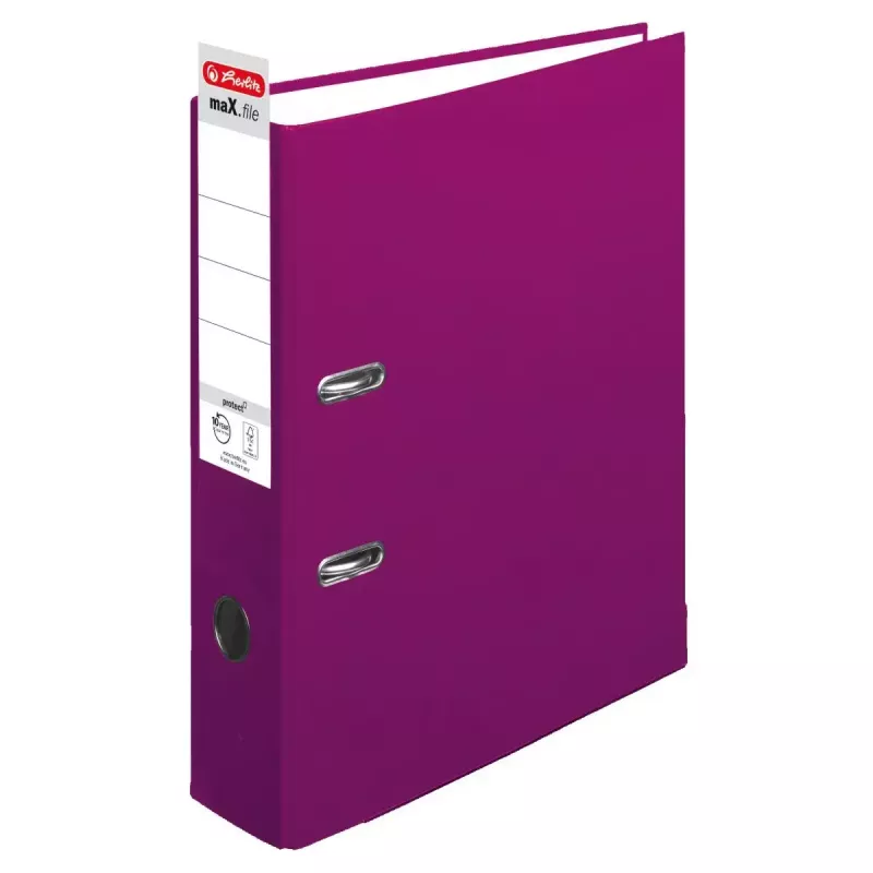 Herlitz maX.file segregator pierścieniowy A4 Fioletowy D-ring przechowywanie 50011858