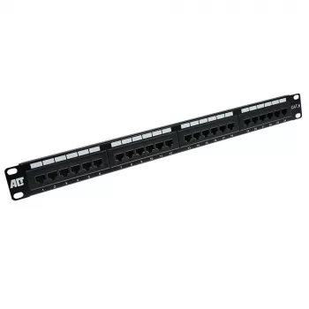 Patchpanel 24-porty nieekranowany CAT6 ACT PP1010