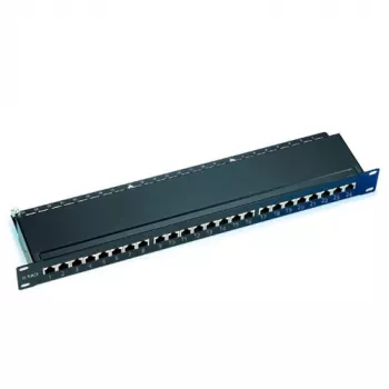 Patchpanel CAT6 ekranowany 24-porty z pokrywą ACT PP1012