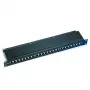 Patchpanel CAT6 ekranowany 24-porty z pokrywą ACT PP1012