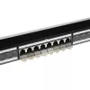 ACT Patchpanel 24-ports Shielded CAT6A with cover CAT6A