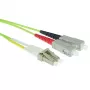 ACT 5-metrowy kabel krosowy światłowodowy LSZH Multimode 50/125 OM5 duplex ze złączami LC i SC