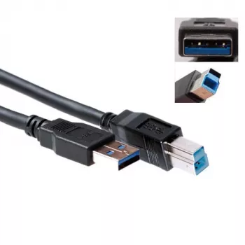 USB 3.0 A męski - USB B męski 5,00 m, ACT, SB0004