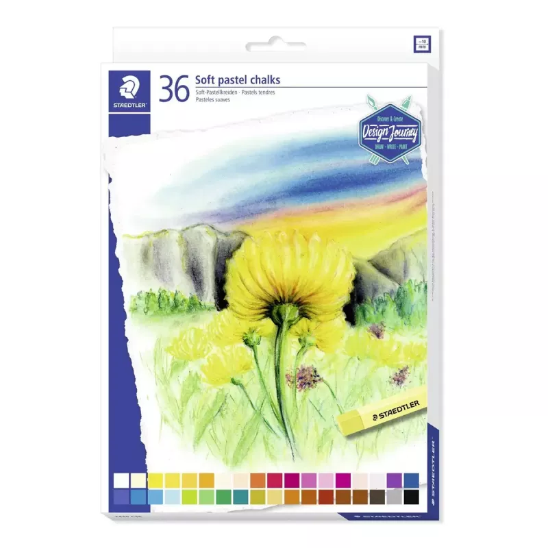 Staedtler Design Journey Soft Pastel Chalk 2430 C36, 36 szt.