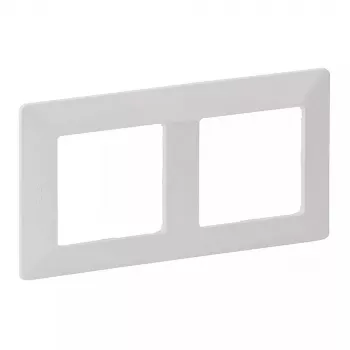 Ramka ścienna 2-krotna Legrand VLIFE 754002 do dwóch modułów, montaż prostokątny