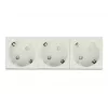 Socket outlet DELOCK 81323 CEE 7/3 3P+N+PE 250V 16A ABS biały