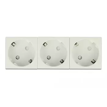 Socket outlet DELOCK 81323 CEE 7/3 3P+N+PE 250V 16A ABS biały
