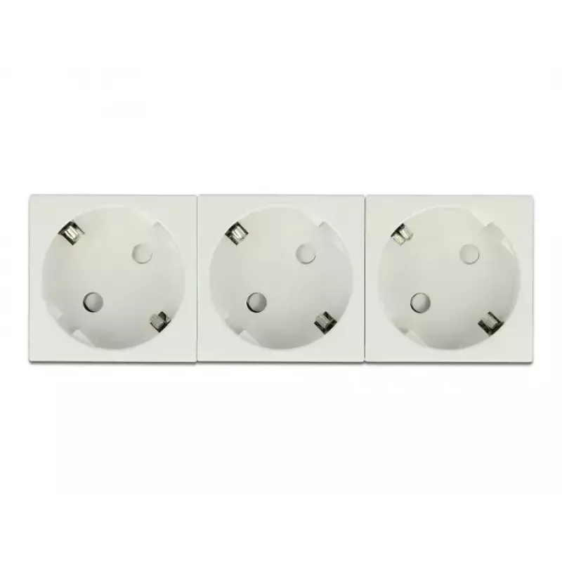 Socket outlet DELOCK 81323 CEE 7/3 3P+N+PE 250V 16A ABS biały