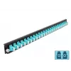 Panel przedni Splice Box DeLOCK 19 cali 24 porty LC Duplex aqua