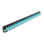 Panel przedni Splice Box DeLOCK 19 cali 24 porty LC Duplex aqua