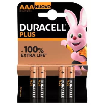 Bateria jednorazowa Duracell Plus 100 AAA Alkaliczna