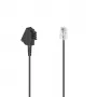 Hama 00201111 kabel telefoniczny 0,5 m Czarny