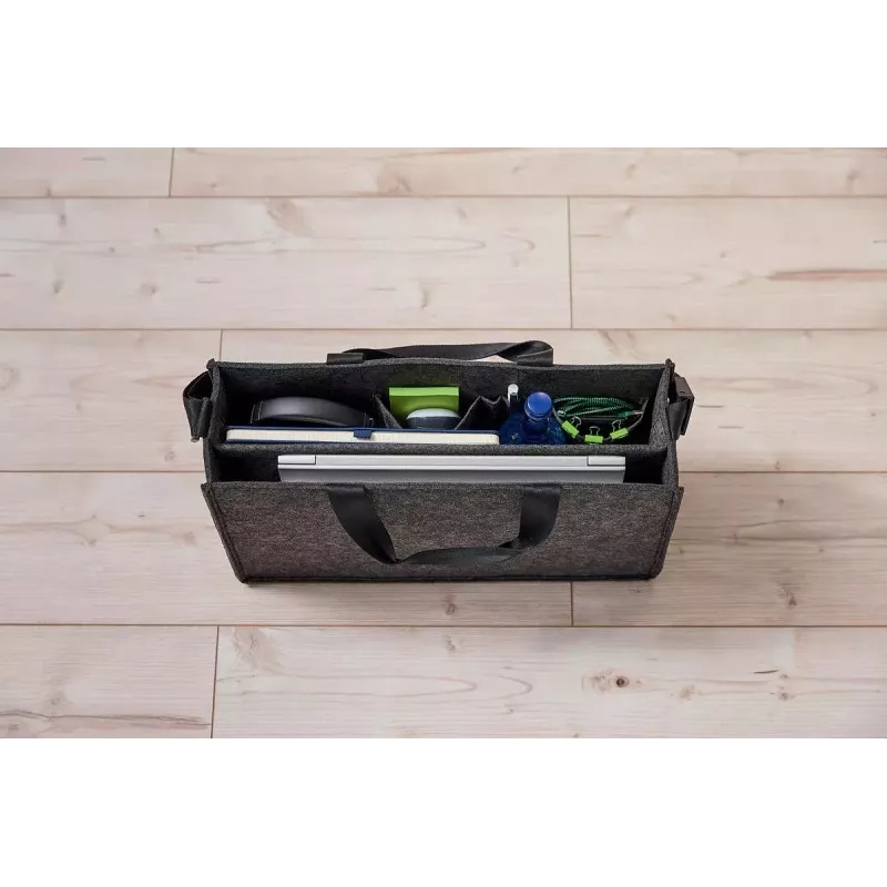 Torba na ramię Sigel BA411 filcowa szara unisex duża