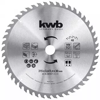 Tarcza do piły tarczowej KWB 593159 31,5 cm 1 szt.