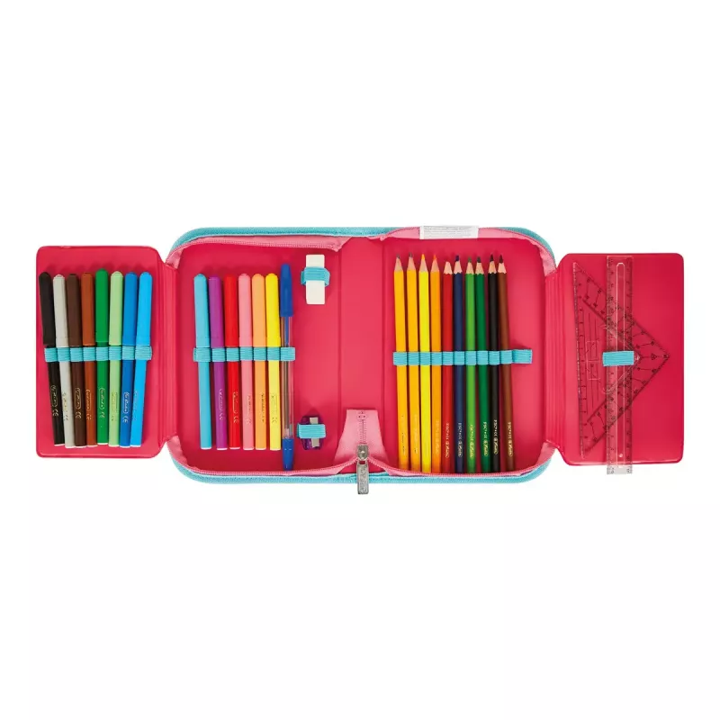 Herlitz Ballet Love 31 szt. niebiesko-różowe poliester 205x38x140 mm