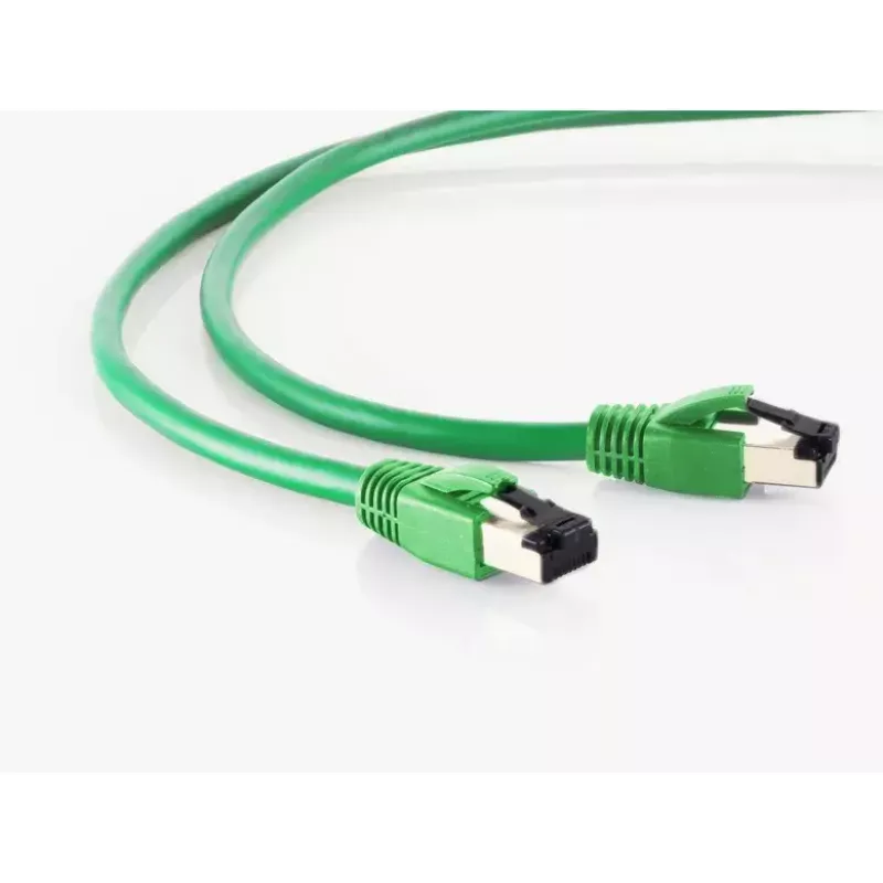 Kabel sieciowy ShiverPeaks BS08-41153 RJ-45 Cat8.1 1.5m Zielony