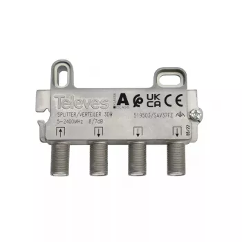 kabel splitter Televes 519503 Stainless steel 5 - 2400 MHz