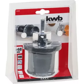 Otwornica KWB 499463 Pojedyncza 6,8 cm do ceramiki betonu tworzyw sztucznych