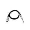 Kabel audio XLR 3-pin Żeński na 6,35 mm Męski 0,9 m Omnitronic 3022516L