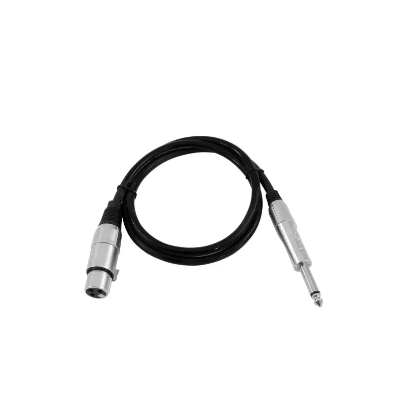 Kabel audio XLR 3-pin Żeński na 6,35 mm Męski 0,9 m Omnitronic 3022516L
