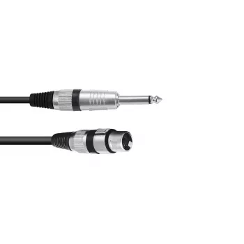 Kabel audio XLR 3-pin Żeński na 6,35 mm Męski 0,9 m Omnitronic 3022516L