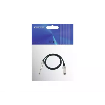 Kabel audio Omnitronic 3022519A 0,9 m XLR - jack 6,35 mm czarny