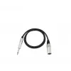 Kabel audio Omnitronic 3022519A 0,9 m XLR - jack 6,35 mm czarny