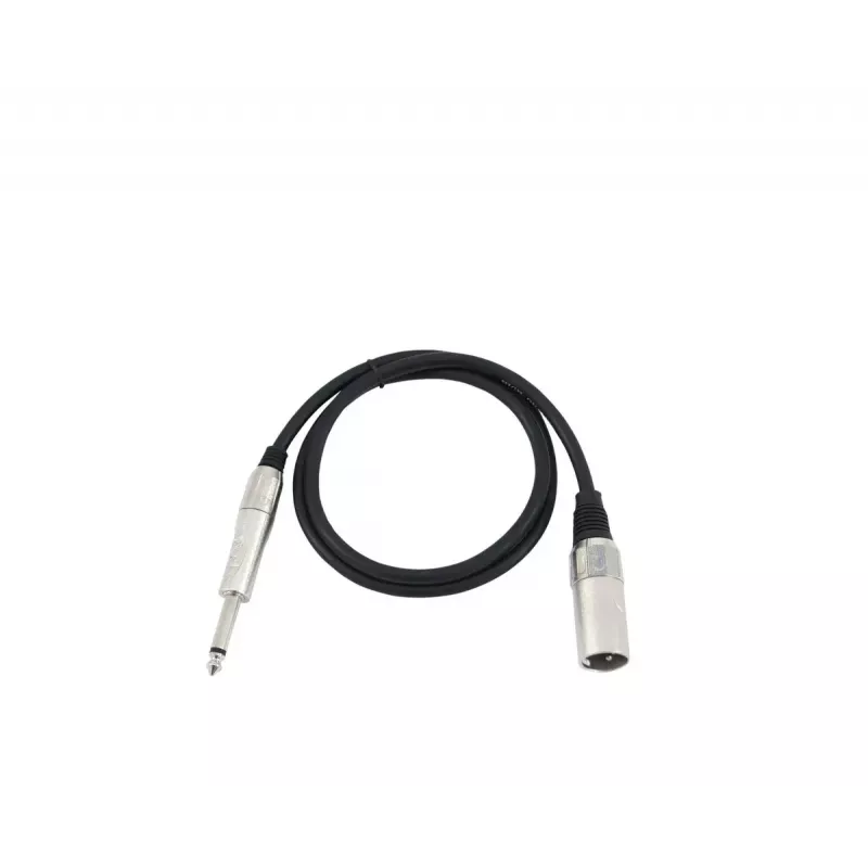 Kabel audio Omnitronic 3022519A 0,9 m XLR - jack 6,35 mm czarny